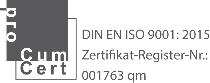 Logo DIN EN ISO 9001:2015